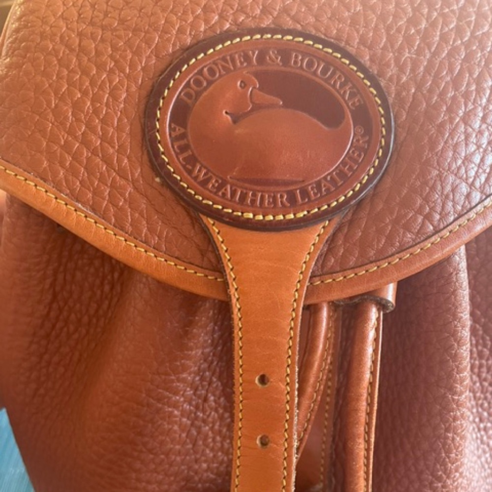 Vintage Rooney & Bourke Pebble Grain Backpack